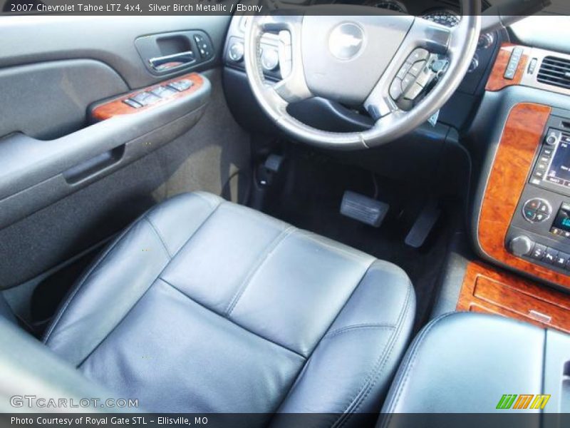 Silver Birch Metallic / Ebony 2007 Chevrolet Tahoe LTZ 4x4