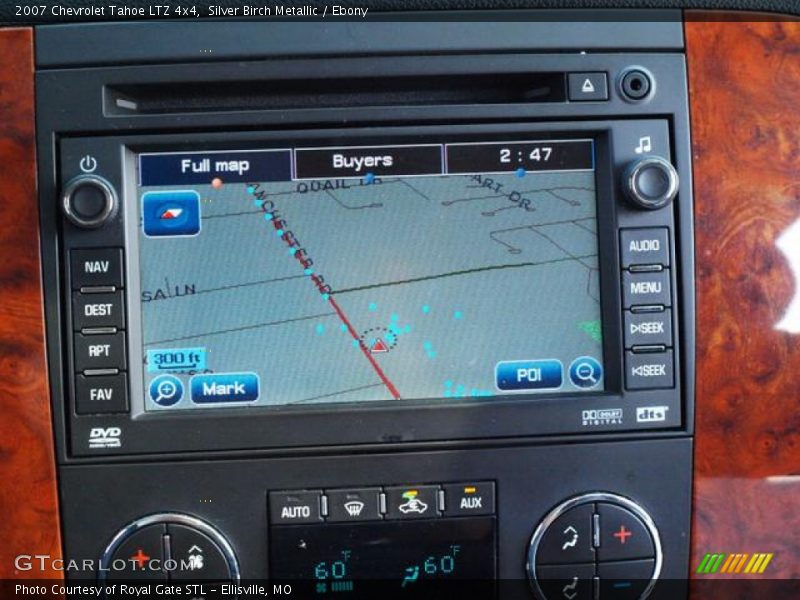 Silver Birch Metallic / Ebony 2007 Chevrolet Tahoe LTZ 4x4