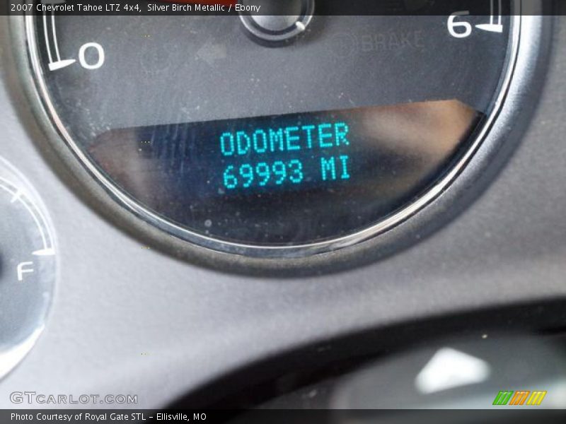 Silver Birch Metallic / Ebony 2007 Chevrolet Tahoe LTZ 4x4