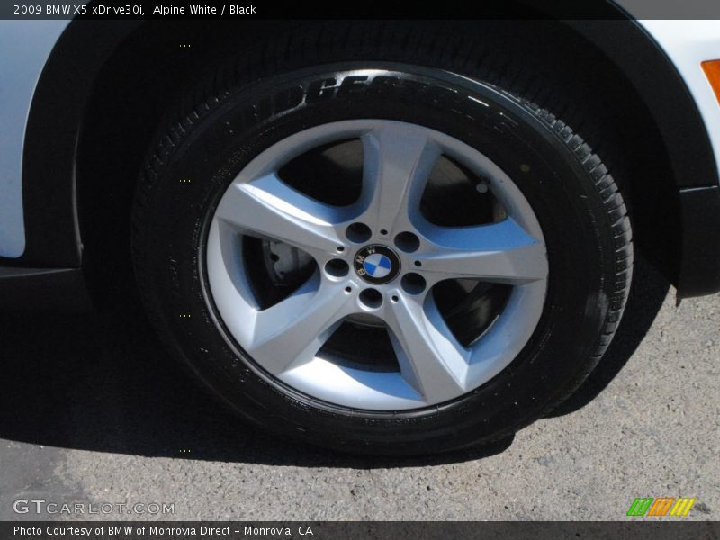Alpine White / Black 2009 BMW X5 xDrive30i