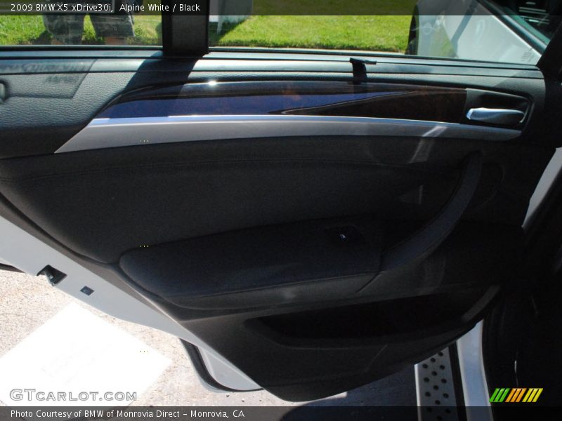 Alpine White / Black 2009 BMW X5 xDrive30i
