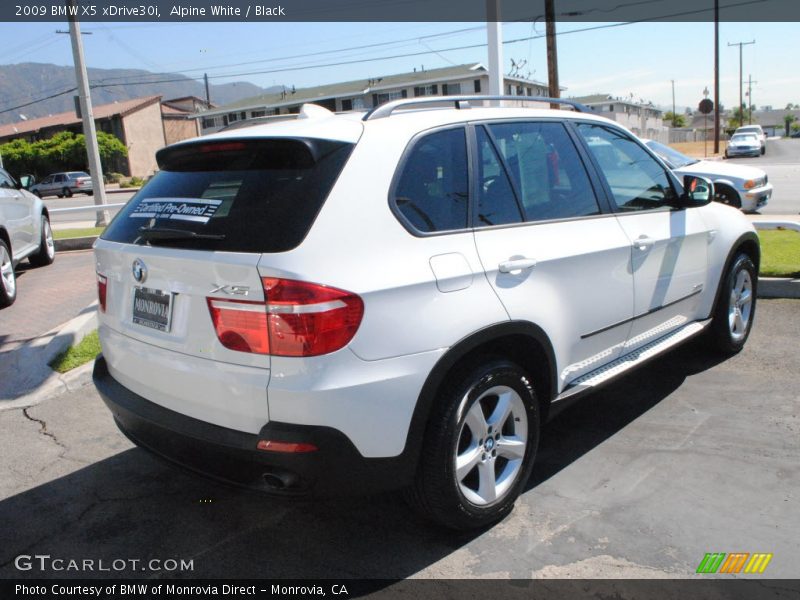Alpine White / Black 2009 BMW X5 xDrive30i