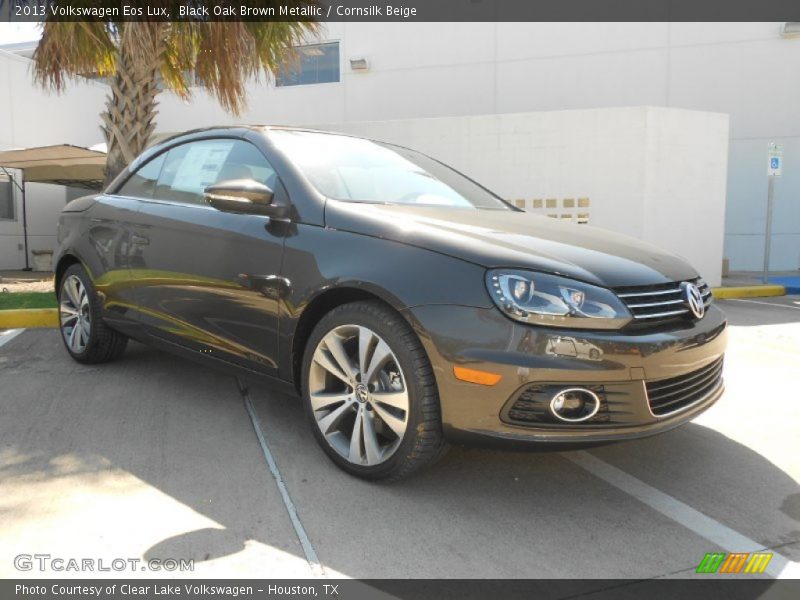 Black Oak Brown Metallic / Cornsilk Beige 2013 Volkswagen Eos Lux