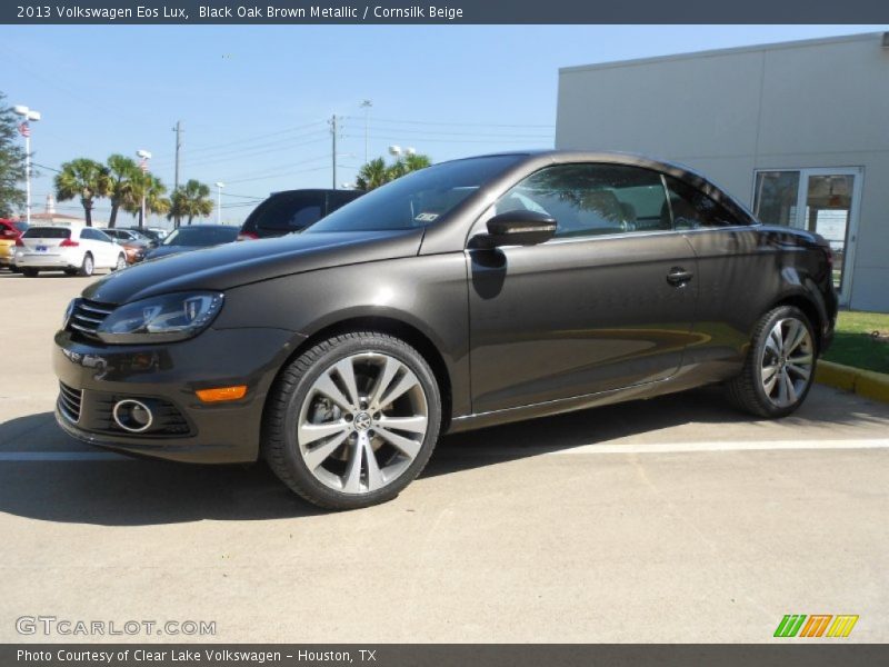 Black Oak Brown Metallic / Cornsilk Beige 2013 Volkswagen Eos Lux