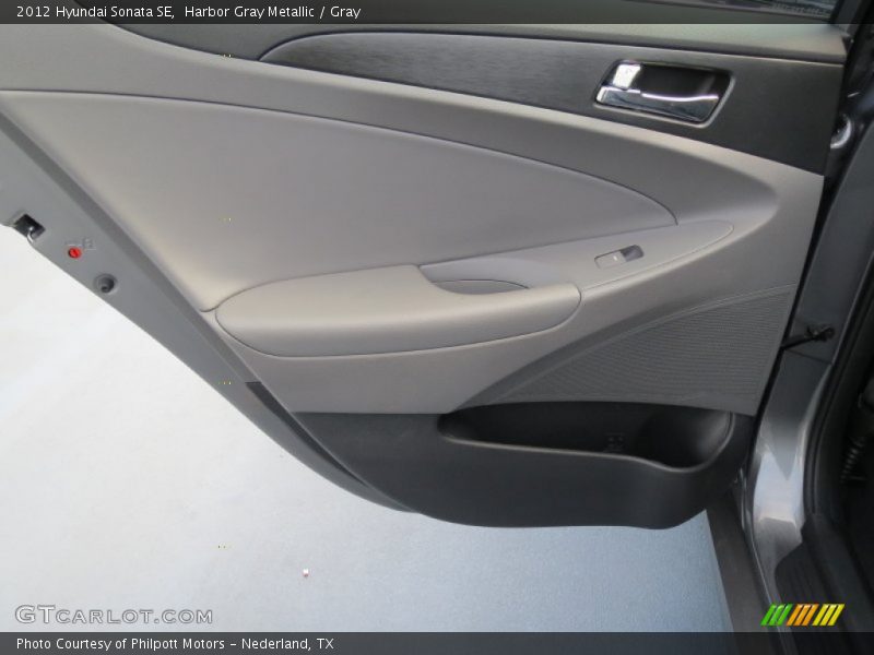 Harbor Gray Metallic / Gray 2012 Hyundai Sonata SE