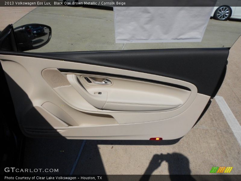 Black Oak Brown Metallic / Cornsilk Beige 2013 Volkswagen Eos Lux