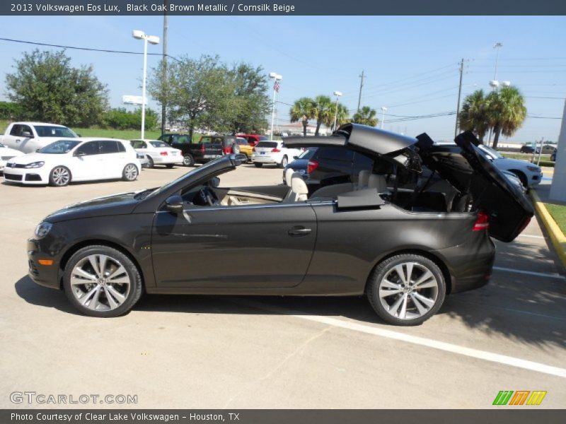 Black Oak Brown Metallic / Cornsilk Beige 2013 Volkswagen Eos Lux
