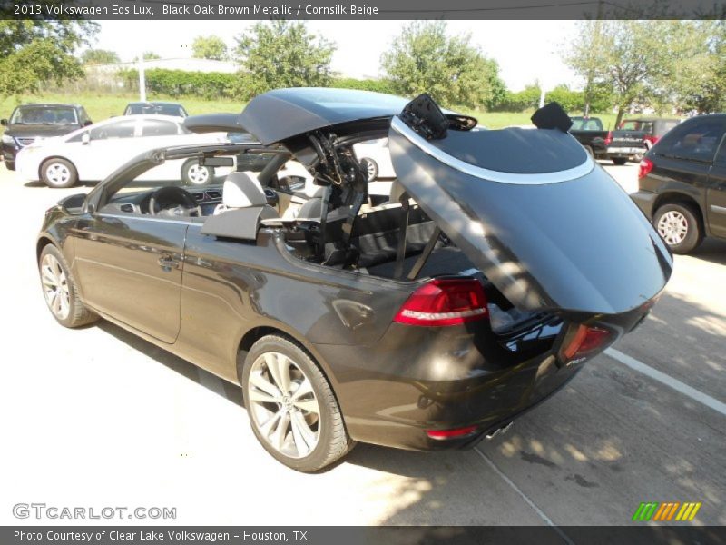 Black Oak Brown Metallic / Cornsilk Beige 2013 Volkswagen Eos Lux