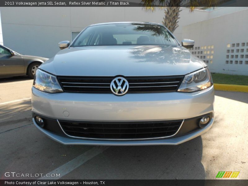 Reflex Silver Metallic / Titan Black 2013 Volkswagen Jetta SEL Sedan