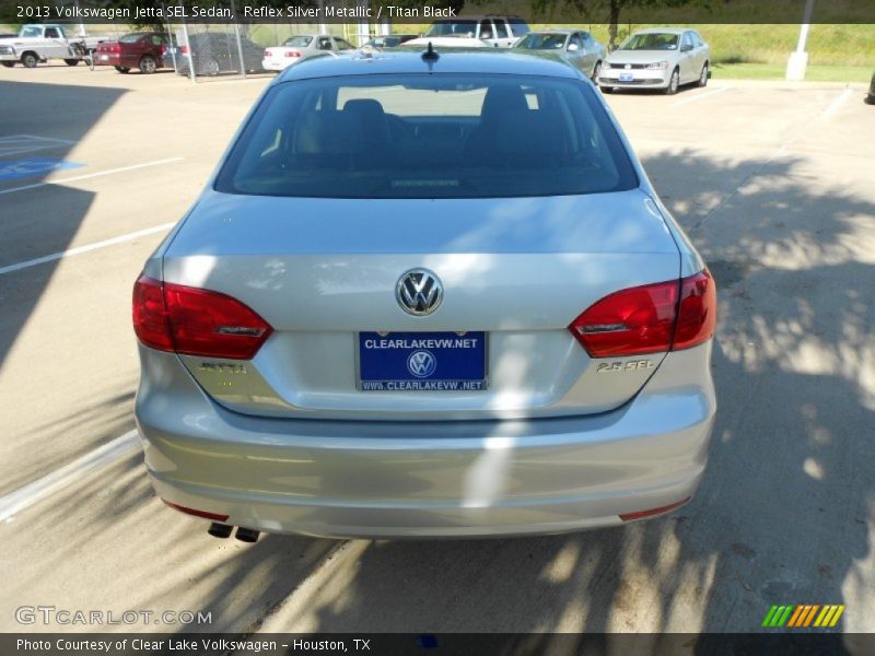 Reflex Silver Metallic / Titan Black 2013 Volkswagen Jetta SEL Sedan