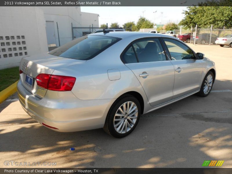 Reflex Silver Metallic / Titan Black 2013 Volkswagen Jetta SEL Sedan