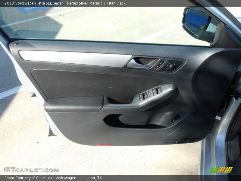Reflex Silver Metallic / Titan Black 2013 Volkswagen Jetta SEL Sedan