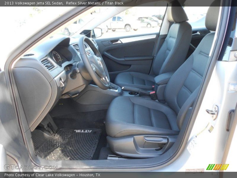 Reflex Silver Metallic / Titan Black 2013 Volkswagen Jetta SEL Sedan