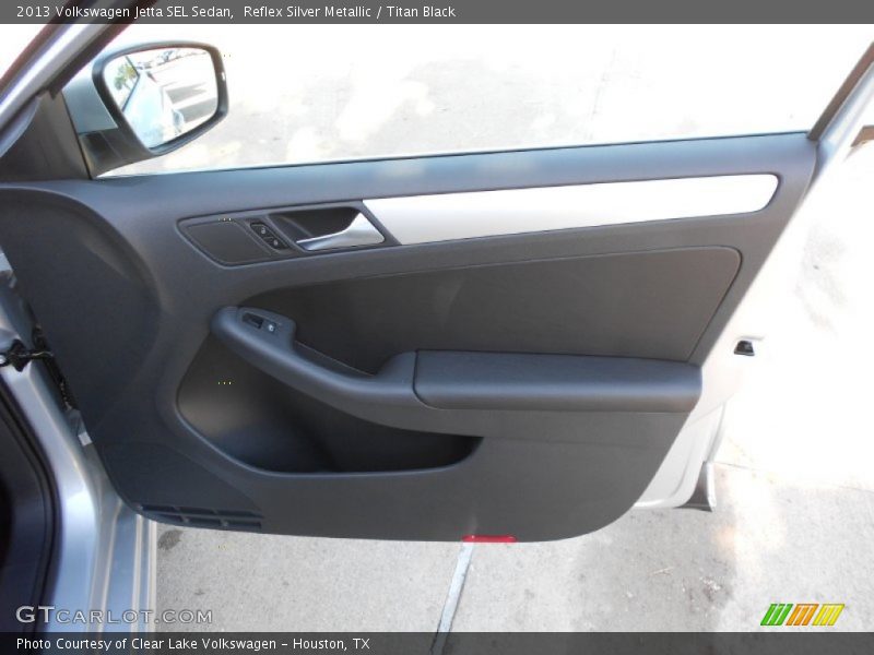 Reflex Silver Metallic / Titan Black 2013 Volkswagen Jetta SEL Sedan
