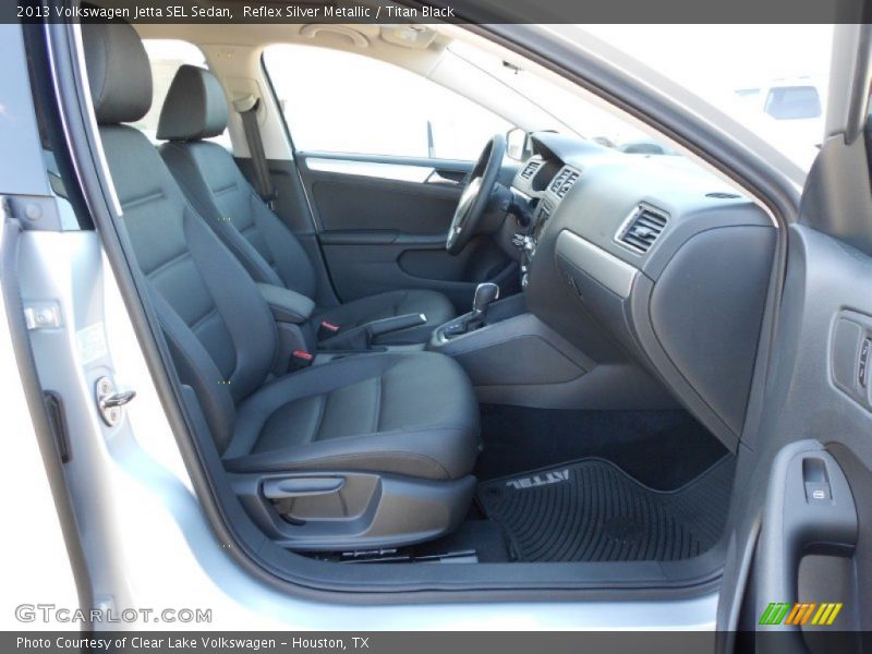 Reflex Silver Metallic / Titan Black 2013 Volkswagen Jetta SEL Sedan