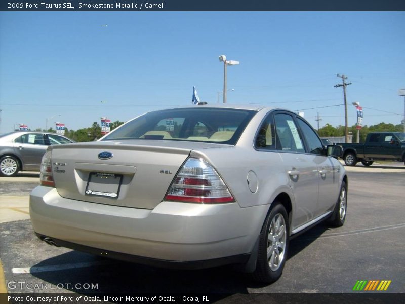 Smokestone Metallic / Camel 2009 Ford Taurus SEL