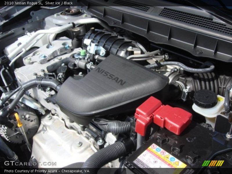 Silver Ice / Black 2010 Nissan Rogue SL