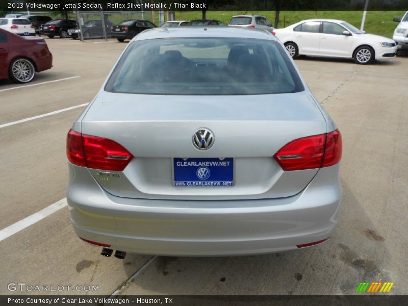 Reflex Silver Metallic / Titan Black 2013 Volkswagen Jetta S Sedan