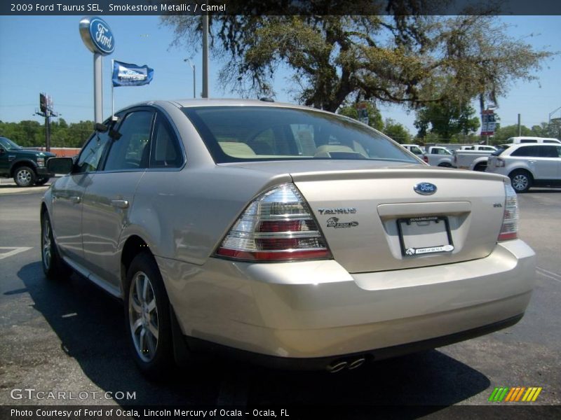 Smokestone Metallic / Camel 2009 Ford Taurus SEL