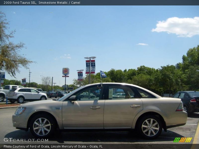 Smokestone Metallic / Camel 2009 Ford Taurus SEL