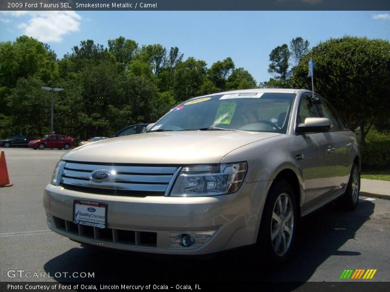 Smokestone Metallic / Camel 2009 Ford Taurus SEL