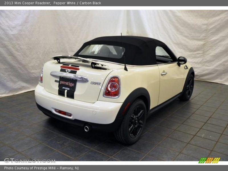 Pepper White / Carbon Black 2013 Mini Cooper Roadster