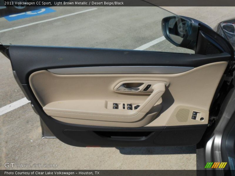 Light Brown Metallic / Desert Beige/Black 2013 Volkswagen CC Sport