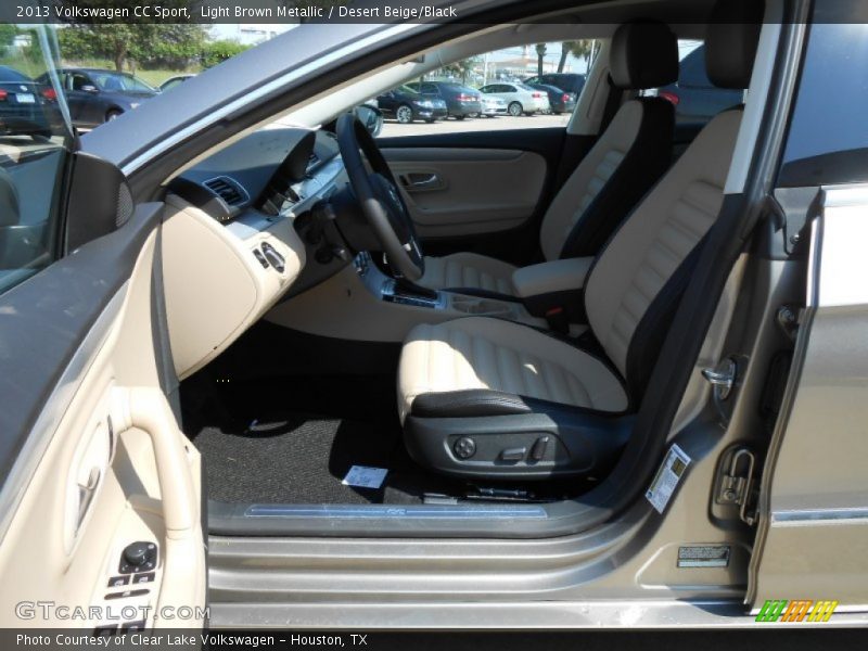 Light Brown Metallic / Desert Beige/Black 2013 Volkswagen CC Sport