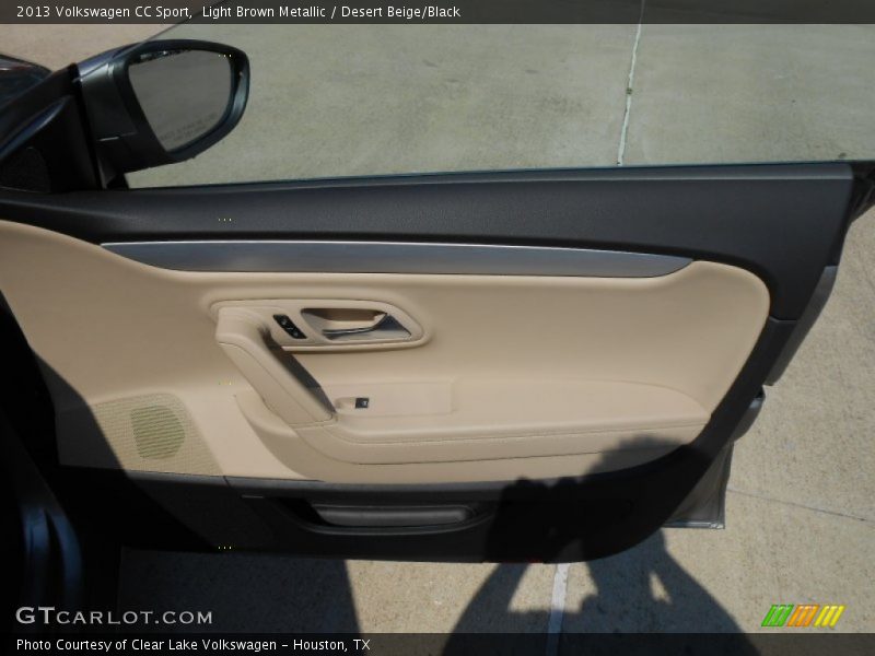 Light Brown Metallic / Desert Beige/Black 2013 Volkswagen CC Sport