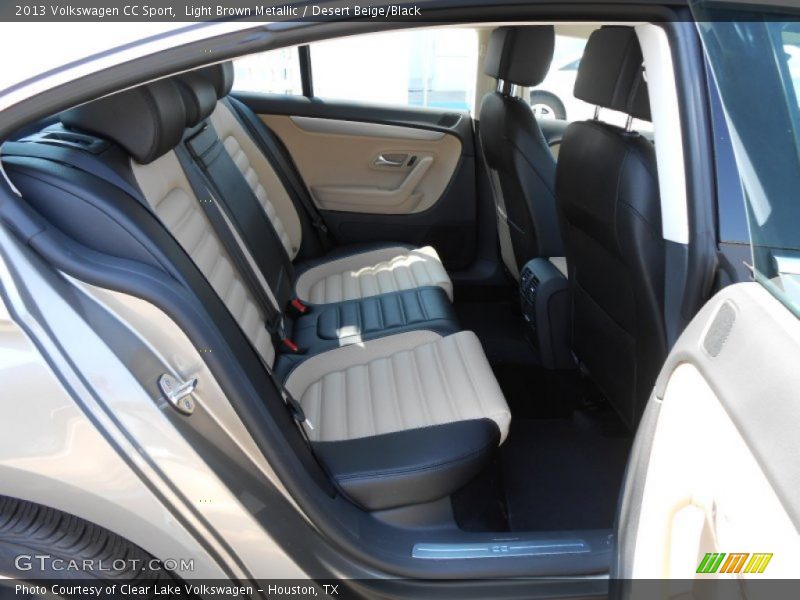 Light Brown Metallic / Desert Beige/Black 2013 Volkswagen CC Sport