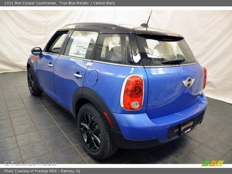 True Blue Metallic / Carbon Black 2012 Mini Cooper Countryman