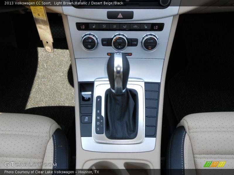 Light Brown Metallic / Desert Beige/Black 2013 Volkswagen CC Sport