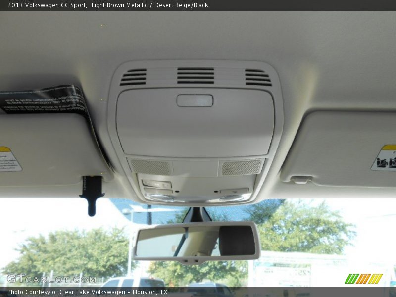 Light Brown Metallic / Desert Beige/Black 2013 Volkswagen CC Sport