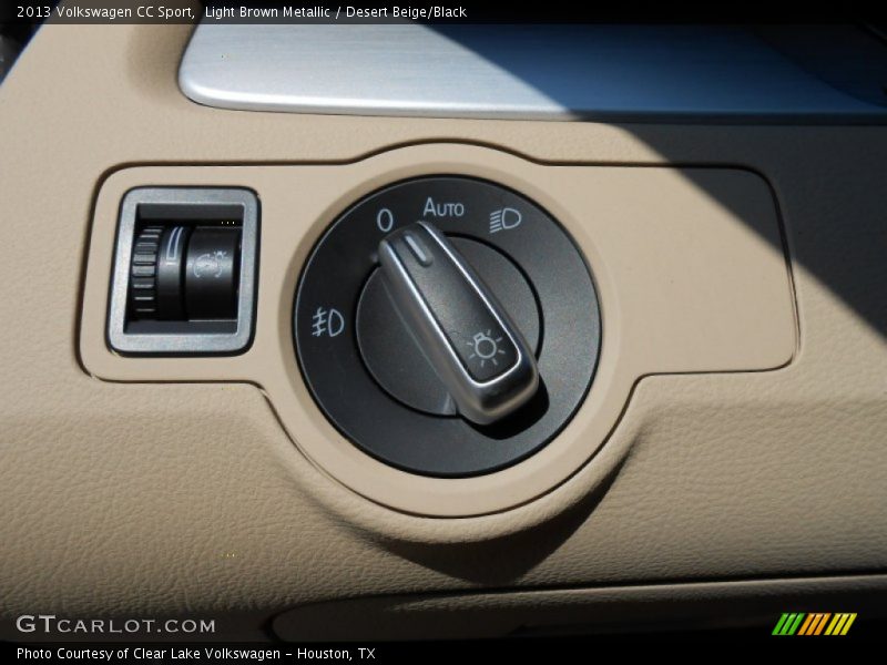 Light Brown Metallic / Desert Beige/Black 2013 Volkswagen CC Sport