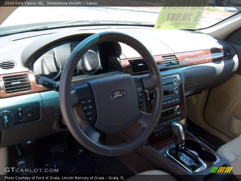 Smokestone Metallic / Camel 2009 Ford Taurus SEL