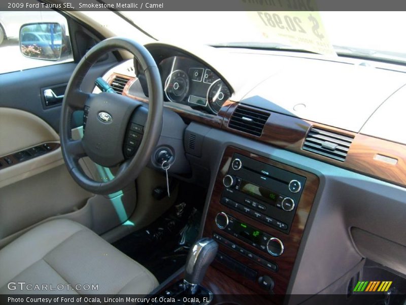 Smokestone Metallic / Camel 2009 Ford Taurus SEL