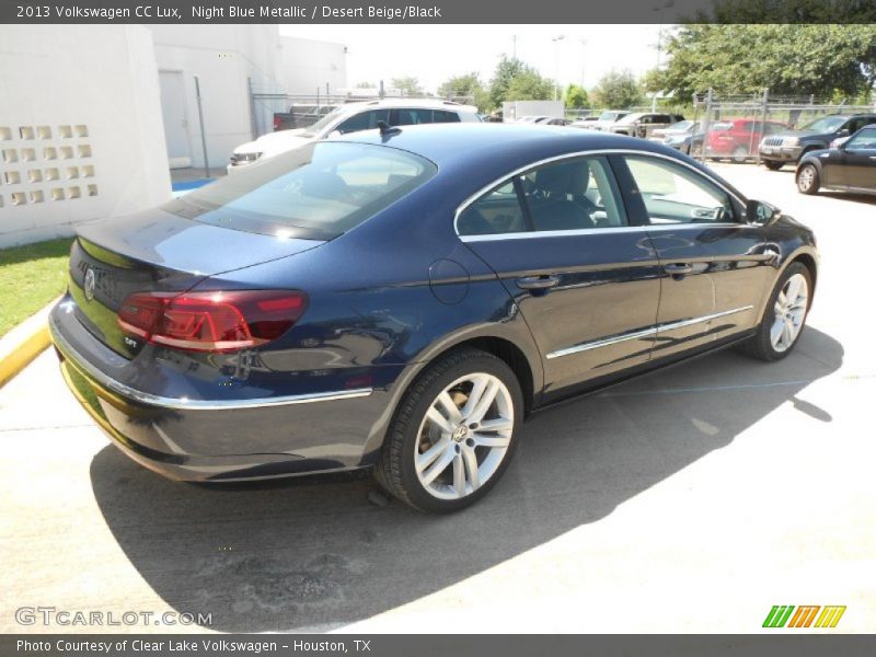 Night Blue Metallic / Desert Beige/Black 2013 Volkswagen CC Lux