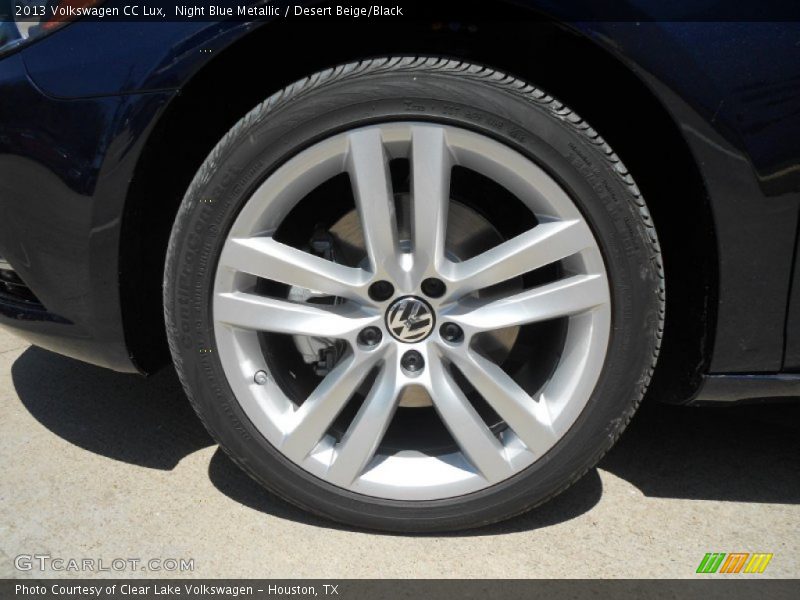 Night Blue Metallic / Desert Beige/Black 2013 Volkswagen CC Lux