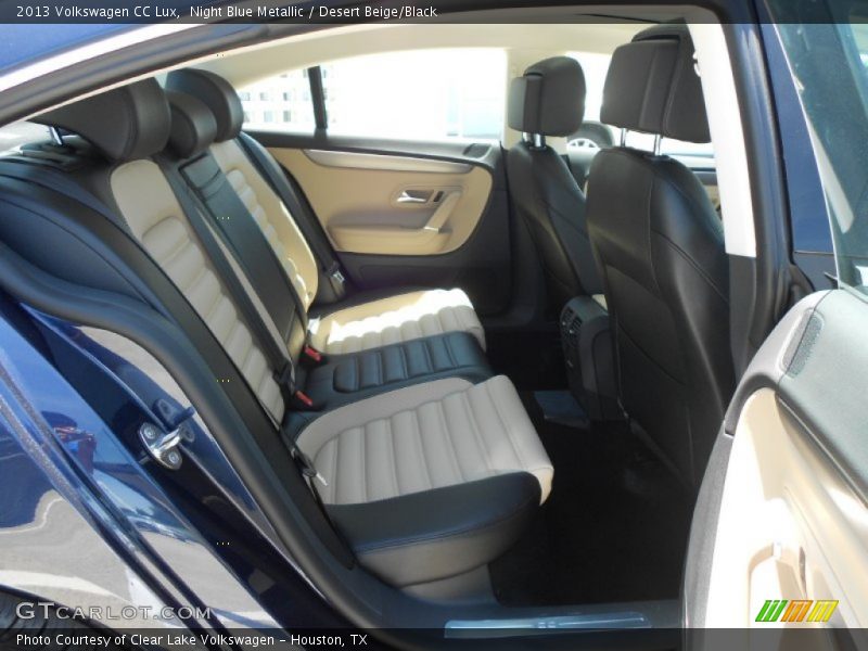 Night Blue Metallic / Desert Beige/Black 2013 Volkswagen CC Lux