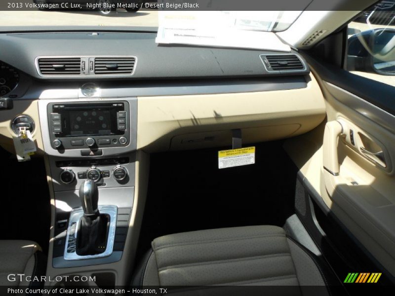 Night Blue Metallic / Desert Beige/Black 2013 Volkswagen CC Lux