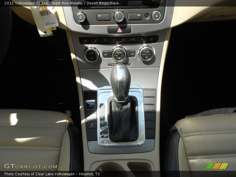 Night Blue Metallic / Desert Beige/Black 2013 Volkswagen CC Lux