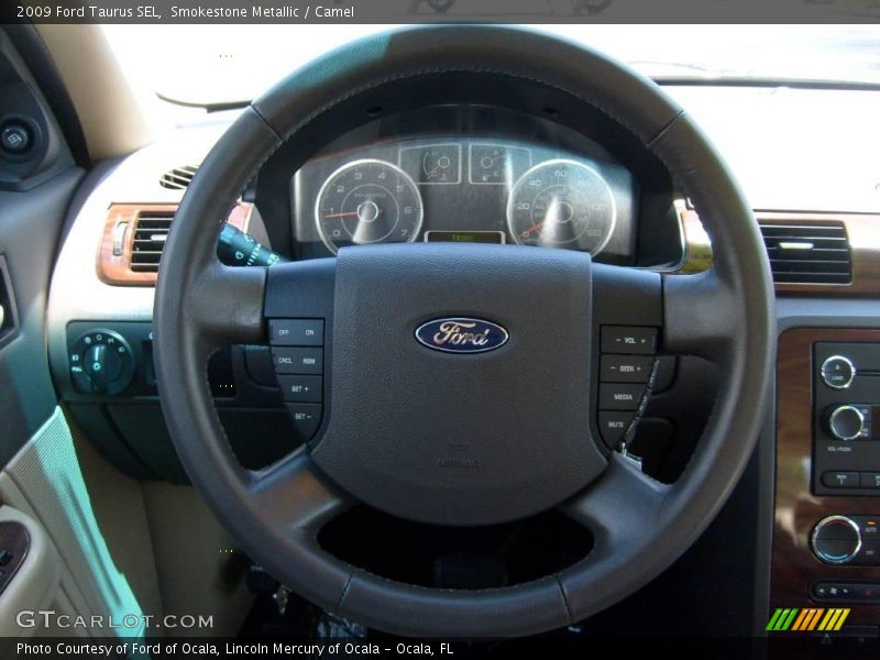 Smokestone Metallic / Camel 2009 Ford Taurus SEL