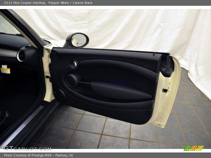 Pepper White / Carbon Black 2013 Mini Cooper Hardtop
