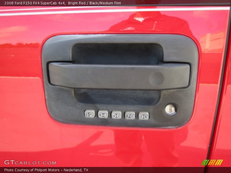 Bright Red / Black/Medium Flint 2008 Ford F150 FX4 SuperCab 4x4