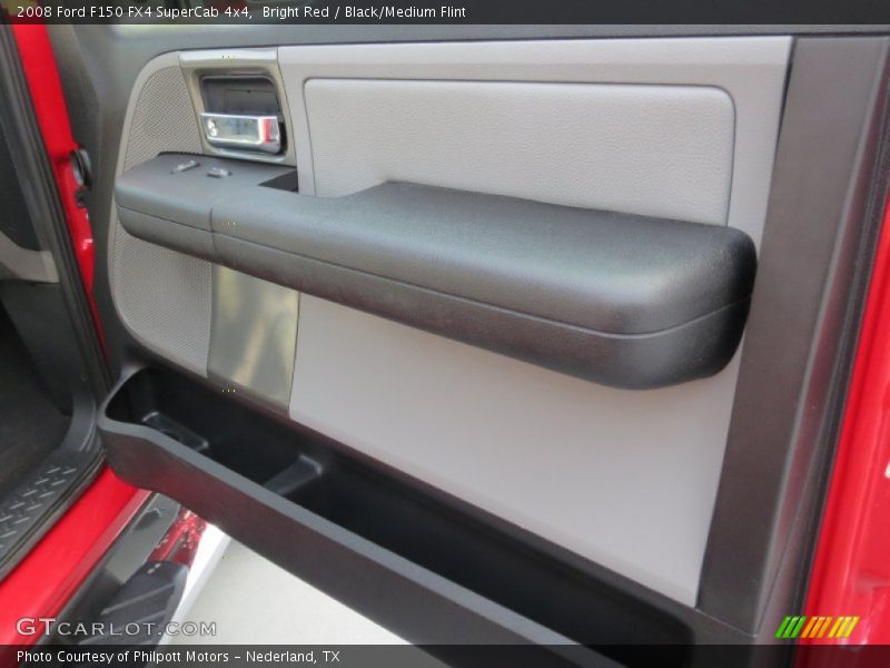 Bright Red / Black/Medium Flint 2008 Ford F150 FX4 SuperCab 4x4