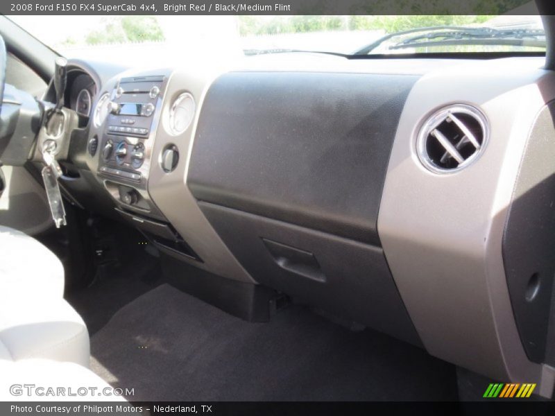 Bright Red / Black/Medium Flint 2008 Ford F150 FX4 SuperCab 4x4