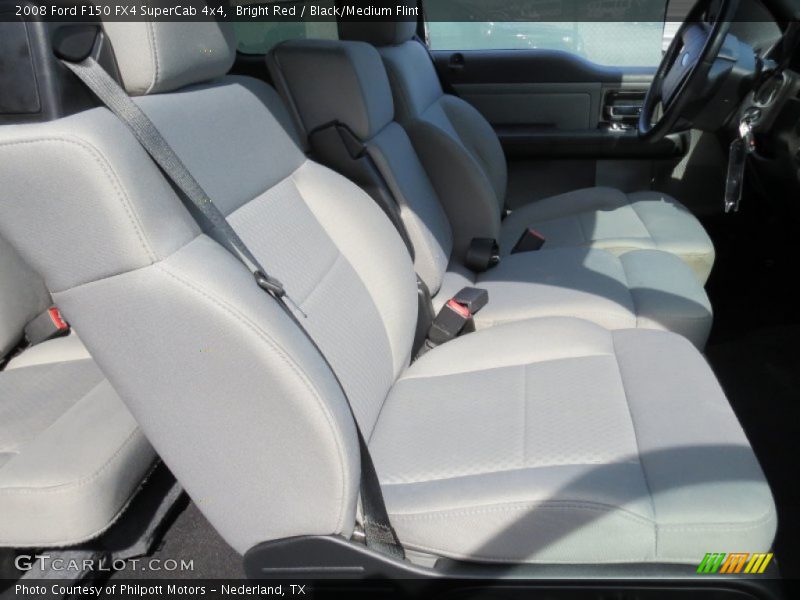 Bright Red / Black/Medium Flint 2008 Ford F150 FX4 SuperCab 4x4