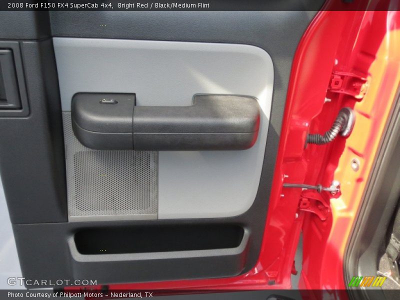 Bright Red / Black/Medium Flint 2008 Ford F150 FX4 SuperCab 4x4