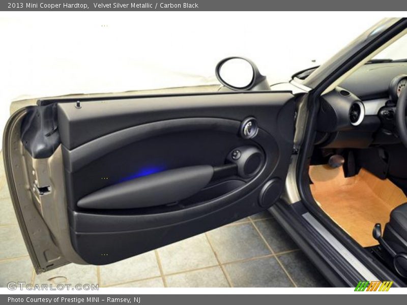 Velvet Silver Metallic / Carbon Black 2013 Mini Cooper Hardtop