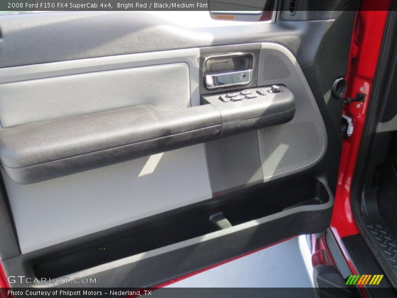 Bright Red / Black/Medium Flint 2008 Ford F150 FX4 SuperCab 4x4